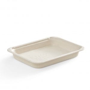 22 oz Rectangular Fibre Compostable Container