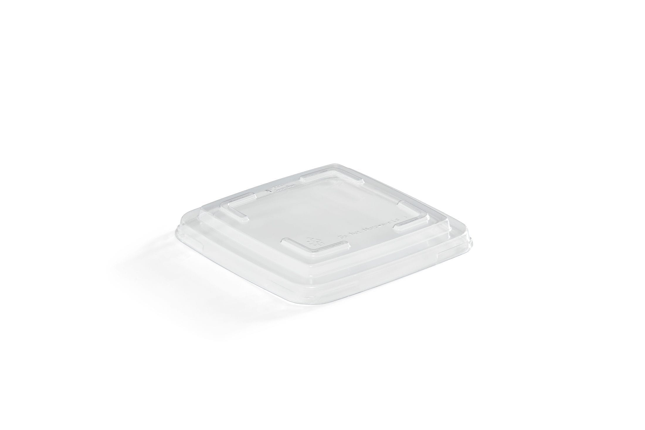 16 oz Square Fibre Compostable Container Lid