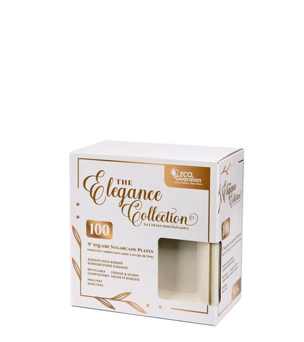 Eco Guardian Introduces The Elegance Collection: Compostable Plates with a Touch of Gold