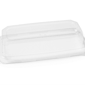 Clear PET Dome Lid for Large Sandwich Tray / Recyclable