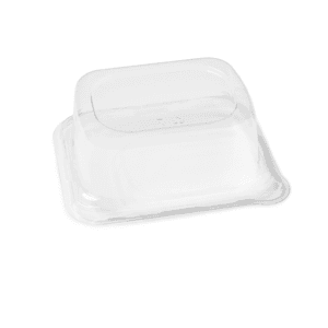 Clear PET Dome Lid for Small Sandwich Tray / Recyclable